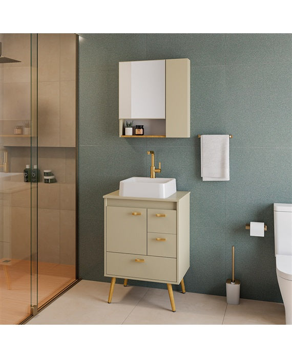 CONJ. VENEZA 600 COM PÉS OPCIONAIS E CUBA DE APOIO