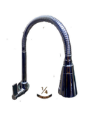 TORNEIRA COZINHA PAREDE GOURMET TUBO 5/8 VOLANTE ABS 1/4