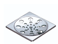 GRELHA INOX QUADRADA 10X10 CM