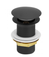 VALVULA CLICK TANQUE 1.1/4 PRETO