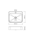 CUBA DURATEC RETÂNGULAR DE APOIO